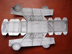 Hogyan készítsünk egy autó kifogyott a papír