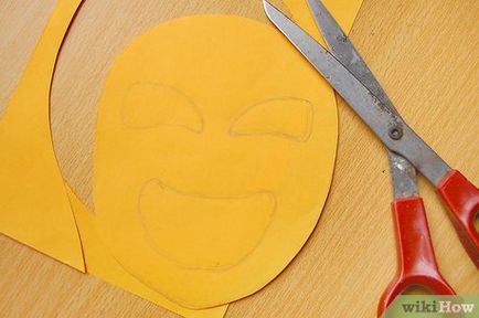 Hogyan készítsünk egy maszk színes kartonpapír