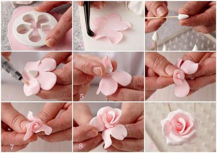 Hogyan készítsünk virágot öntött