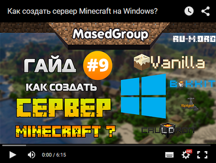 Hogyan hozzunk létre egy Minecraft szerver windows