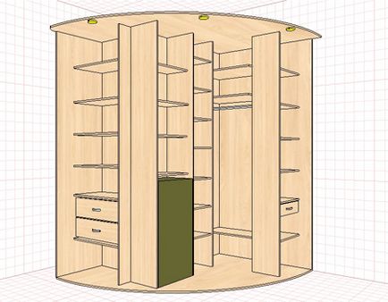 Hogyan tervezzünk egy szekrény a kezét, hogyan lehet a számítás a szerkezeti elemek
