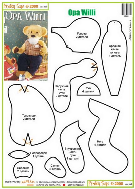 Hogyan kell varrni egy medve