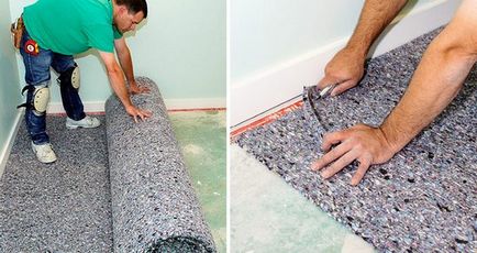 Hogyan feküdt szőnyeg kezüket különböző technikákat, tippeket csomagolás