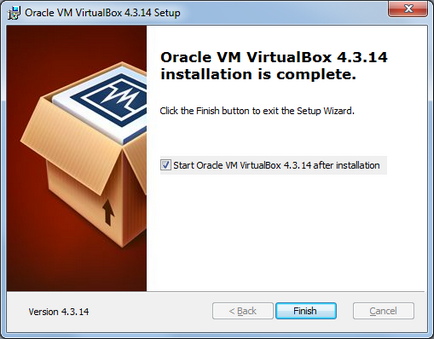 Hogyan kell telepíteni a VirtualBox virtuális gép