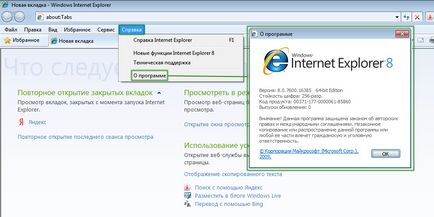 Hogyan lehet ellenőrizni a verzió az Internet Explorer