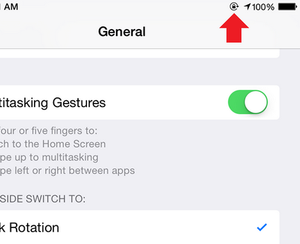 Hogyan lehet engedélyezni és letiltani a képernyő automatikus forgatás az iPhone