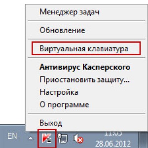 Hogyan kapcsolja be a számítógépet virtuális billentyűzet - USB, hang, a képernyő-billentyűzet