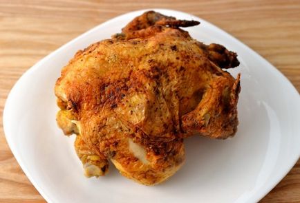 Hogyan kell sütni a csirkét a sütőbe az egész lépésről lépésre receptek