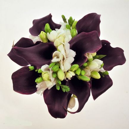 Callas a menyasszonyi csokor (esküvői csokor Calla) Callas a menyasszonyi csokor