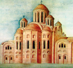 Kőtemplomok és templomok ősi Rus' dekoráció, építészet