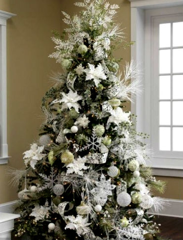 Gyönyörűen díszített karácsonyfa, vagy hogyan kell díszíteni a karácsonyfát