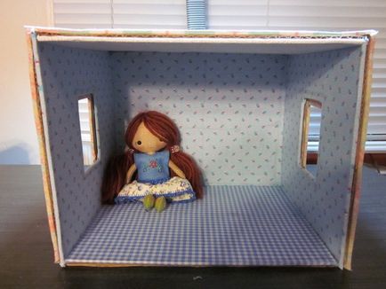 Dollhouse kezét, hogyan kell egy házat babák, rajzok