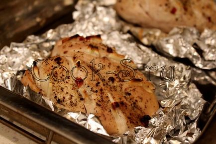 Csirkemell fóliában - lépésről lépésre recept fotókkal, csirke ételek