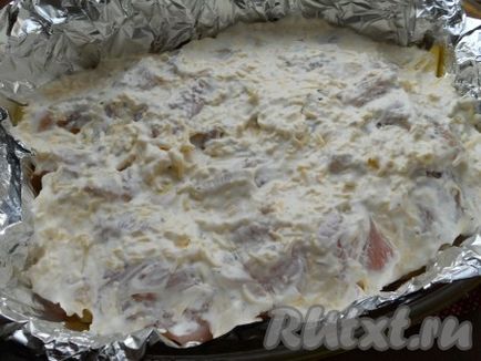 Csirkemell filé sült burgonyával - recept fotókkal