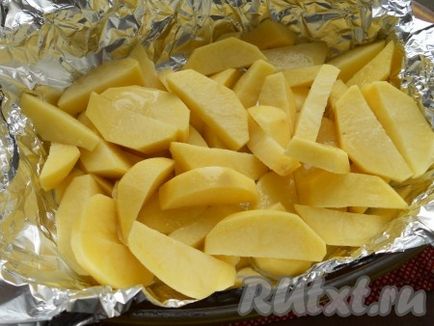 Csirkemell filé sült burgonyával - recept fotókkal