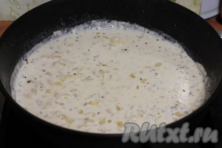Csirke tejszínes fokhagymás szósszal - recept fotókkal