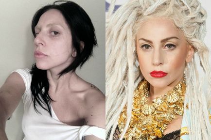 Lady gaga smink nélkül fotó smink nélkül és paróka (lady gaga)