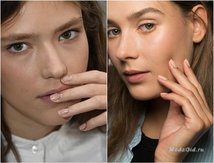 Manikűr Fashion Nails 2017 fő tendenciákat és fotók