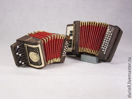 Mester harmonika miniatűr egy babát - Fair Masters - kézzel készített, kézzel készített