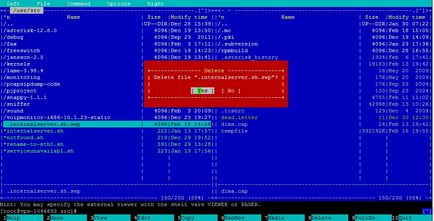 A Midnight Commander (mc) programot a fájlok kezelése linux