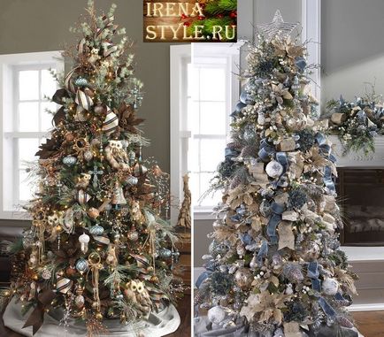 Divatos design egy karácsonyfa 2017 fotó példák