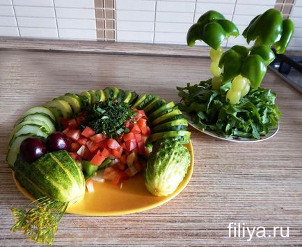 100 Salad dekoráció fotó szép dekoráció saláta