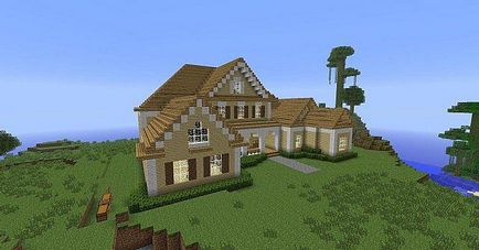 Top tipp, hogyan kell építeni egy szép házat Minecraft