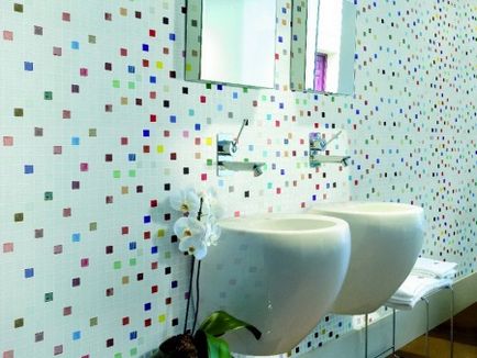 Díszítő fürdőszoba csempe (112 fotók formatervezési minták) - a legjobb példa