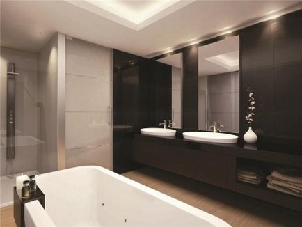Díszítő fürdőszoba csempe (112 fotók formatervezési minták) - a legjobb példa