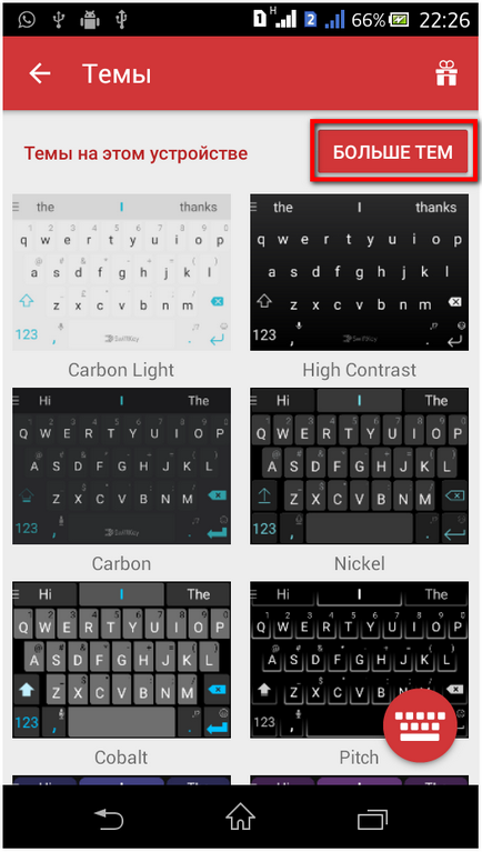 Kiváló billentyűzet android - eszközök swiftkey billentyűzet