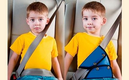 SDA közlekedési gyerek az autóban