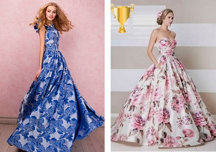 Dress egy fotó virágmintás (print) Dress egy virágmintás fotók