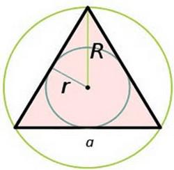 A terület egy egyenlő oldalú háromszög - általános képletű, egy példa a számítási, számológép