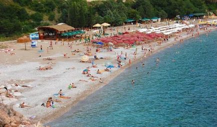 A strandok Budva Montenegró
