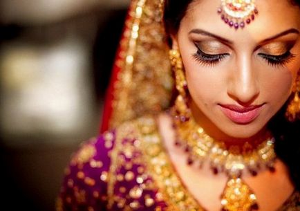 Portréfotók menyasszony Indiából