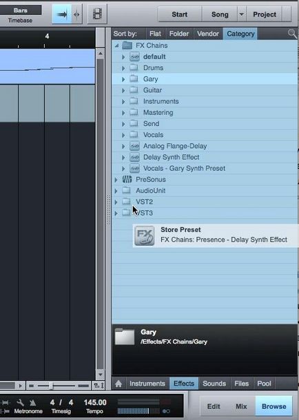 PRESONUS stúdió egyik létrehozása és megőrzése hatása láncok (láncok) PRESONUS stúdió egyik létrehozása és megőrzése hatása láncok