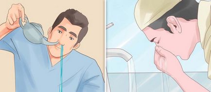 Öblítés az orr, a sinus otthon - hogyan kell tisztítani
