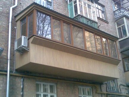 Kiterjesztése erkélyek (37 fotó) projekt engedélye nélkül, és GOST az alaplapon a Hruscsov