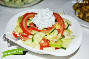 Saláta paradicsom, uborka, zeller, hasznos blog