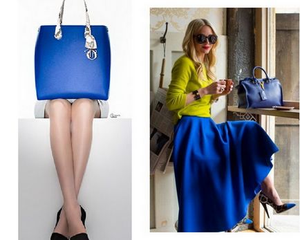 Abból, amit viselni kék zsák a tendencia nagyon egyszerű! fénykép