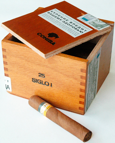 Szivar Cohiba (kocka)