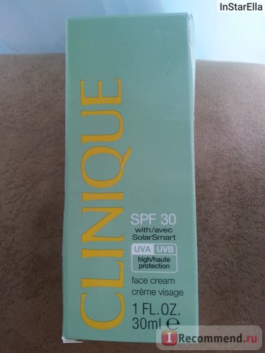 Fényvédő clinique SPF 30 arckrém - «sötét foltok szeplők leégés nem (arc) Fényvédő clinique SPF 30 arckrém - «sötét foltok szeplők leégés nem