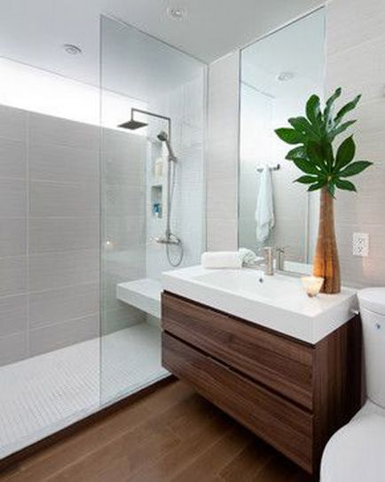 modern fürdőszobákban