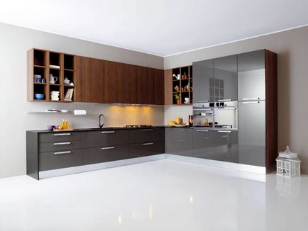 Modern konyha tervezés fotók belső stílus, design egy kis területen, dekoráció, projektek, ötletek