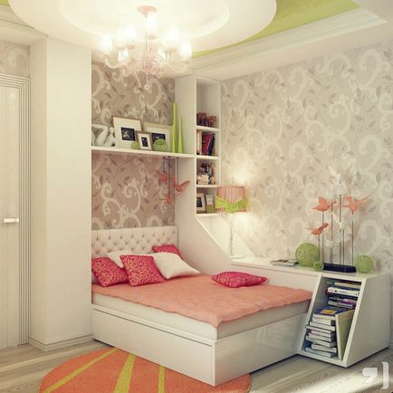 A modern design egy kis hálószoba, 45 fényképek (hálószoba) A modern design egy kis hálószoba, 45 fényképek