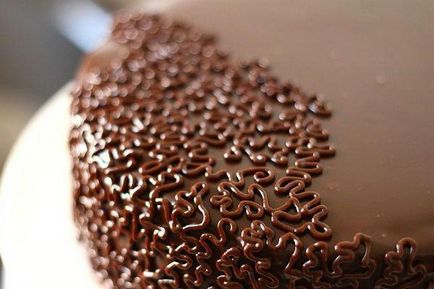 Ways díszíteni sütemények, csokoládé