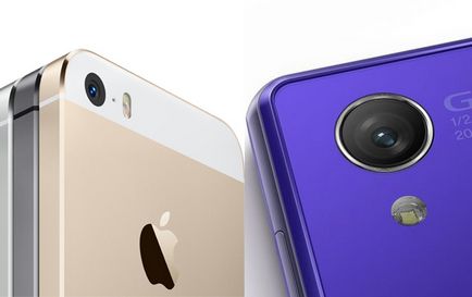 Összehasonlítása Sony Xperia z1 vs Apple iPhone 5S - egy kis teszt felülvizsgálat