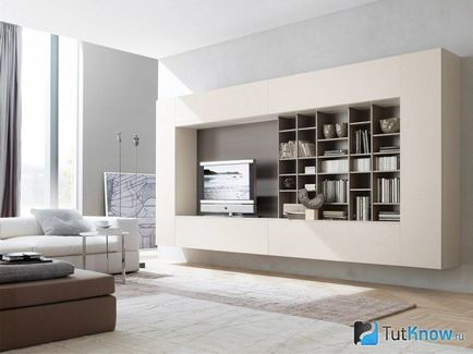 High-tech stílus a belső nappali képek