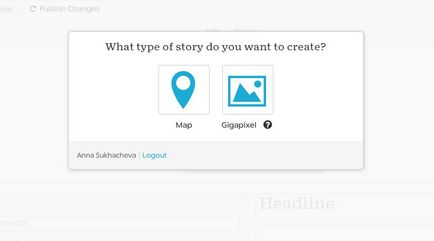 Storymap js eszköz létrehozása egy interaktív térkép, egy új