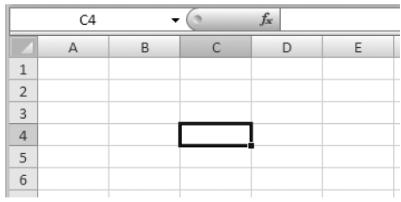 A dokumentum felépítése Excel